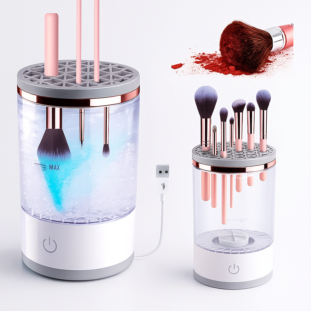 “Limpiador de Brochas de Maquillaje – CleanBrush™”