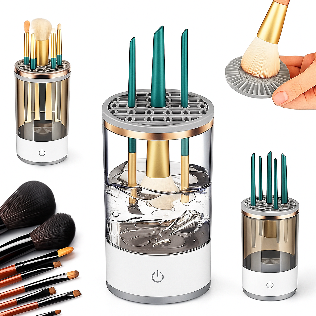 “Limpiador de Brochas de Maquillaje – CleanBrush™”