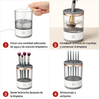 “Limpiador de Brochas de Maquillaje – CleanBrush™”