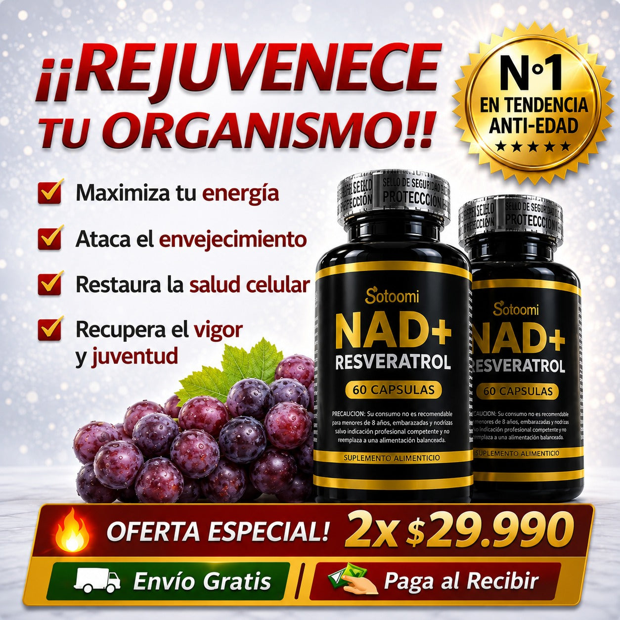 Resveratol Nad Satoomi X60 Cap