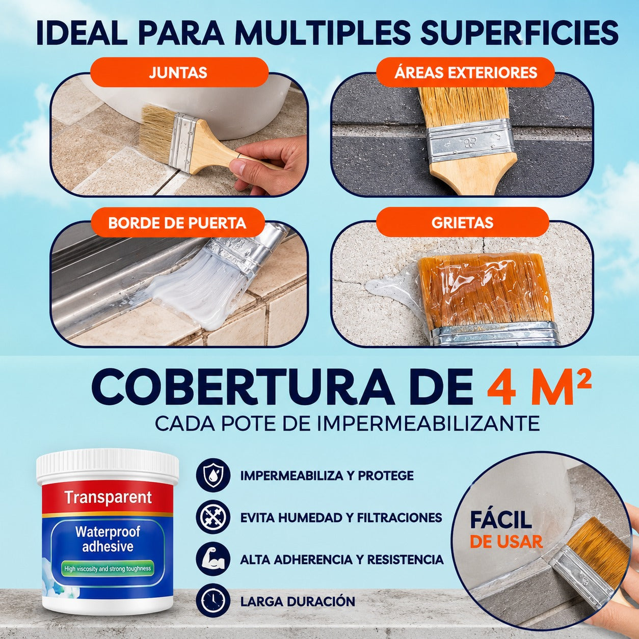 Promo Gel sellador 300gr X2