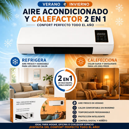 Calefactor De Aire Acondicionado 2 En 1